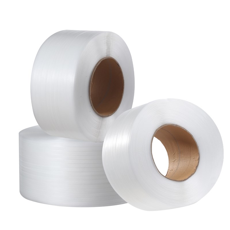 MPPK5毫米全新料PP透明打包带12mm白色手工热熔带塑料包装带全自