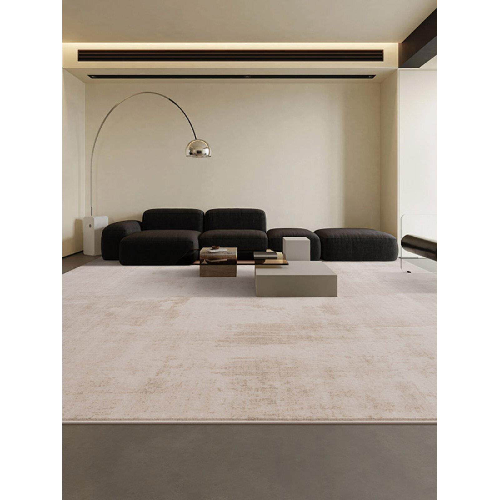 轻奢地毯客厅高端现代简约意大利极简风格北欧易护理别墅沙发毛毯