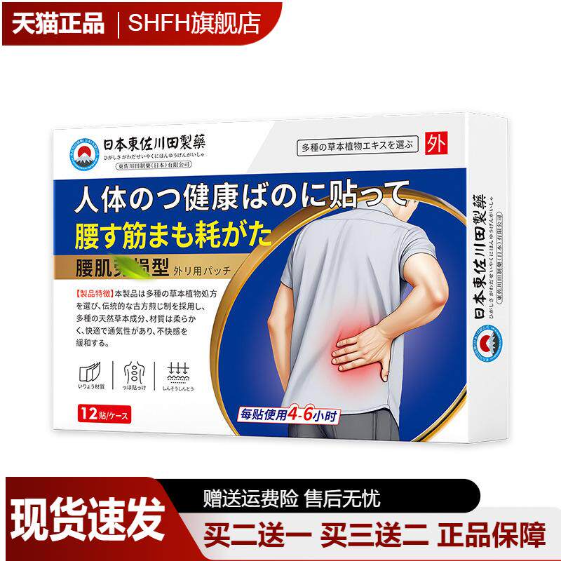东佐川田腰肌劳损膏药贴