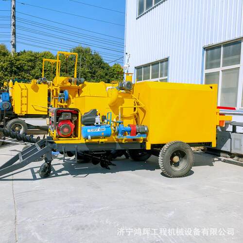 路面修补小型沥青拌和机出料0.3方油石搅拌机柴油加热操作简单