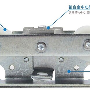 感应门滑轮吊件吊轮电动移门轨道滑轮自动门扇轨道专用吊滑轮配件