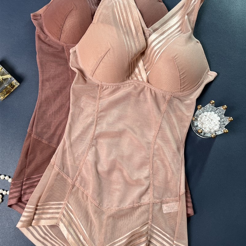 韩单超薄四季收腹塑身美体收胃包臀无痕聚拢侧收副乳托胸连体内衣