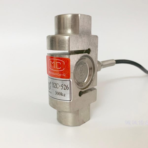 YZC-526广测柱式称重传感器300拉力100/200/500kg配料吊钩感应器