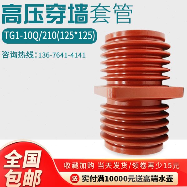 TG1-10Q/210 (125*125)套管10kv 12kv穿墙套管 环网柜用 环氧树脂