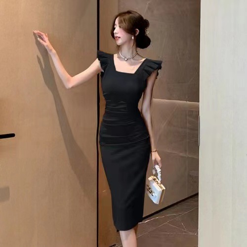 法式小众设计吊带裙女夏季新款感紧身包臀裙薄款连衣裙潮