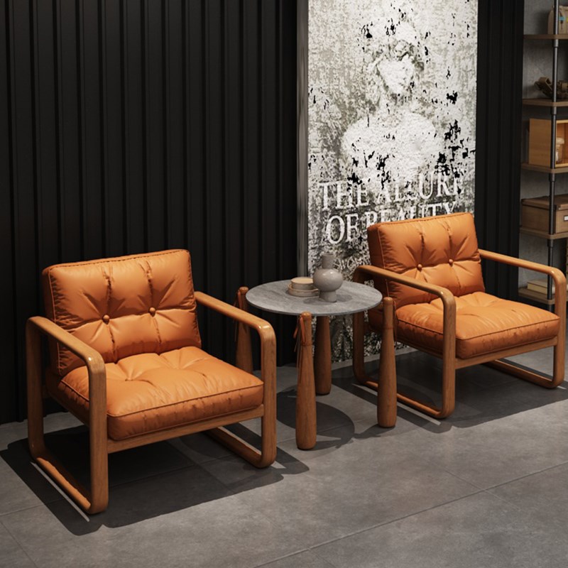 酒店餐厅新款简易铁架铁艺接待会客长条椅办公室沙发茶几组合