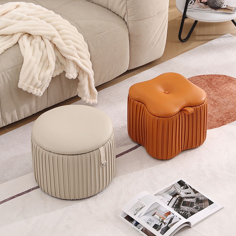 小凳子家用矮凳茶几储物凳沙发凳客厅儿童坐凳换鞋南瓜墩子板凳子