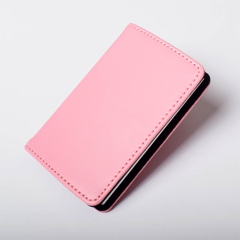 高档稳重名片夹男式商务皮质名片盒女式免费刻字排版公司LOGO批量