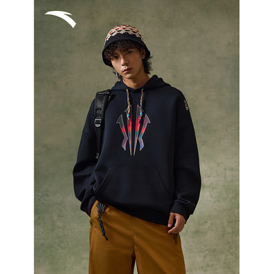 安踏欧文系列连帽卫衣男女