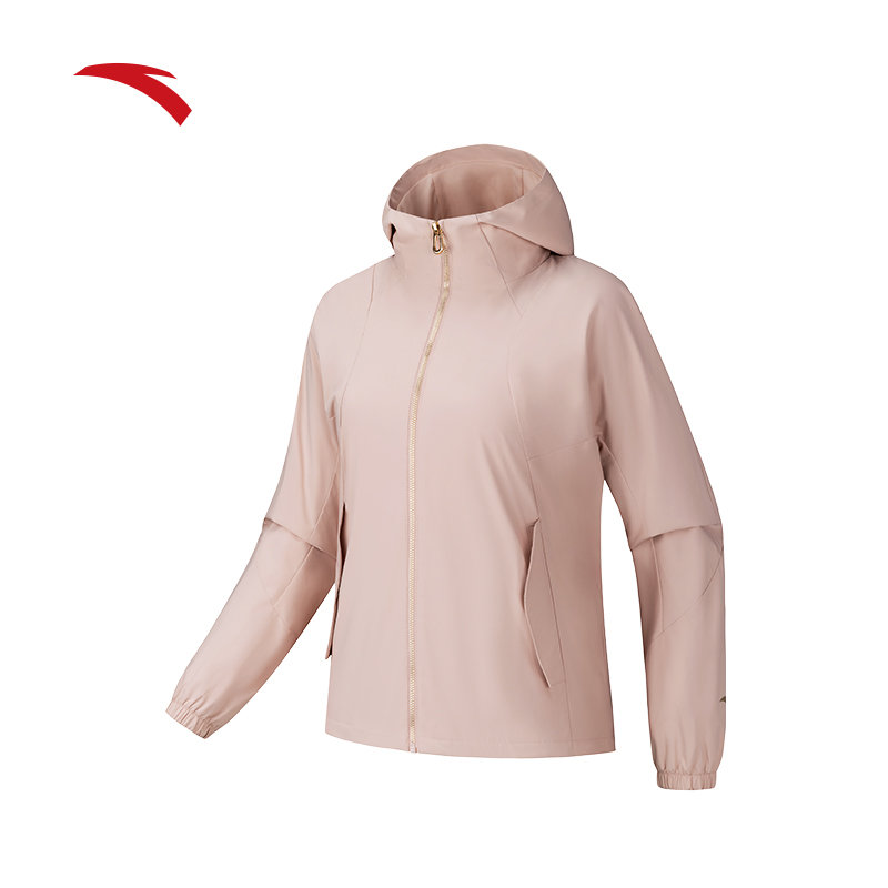 安踏防泼水运动外套女士冬