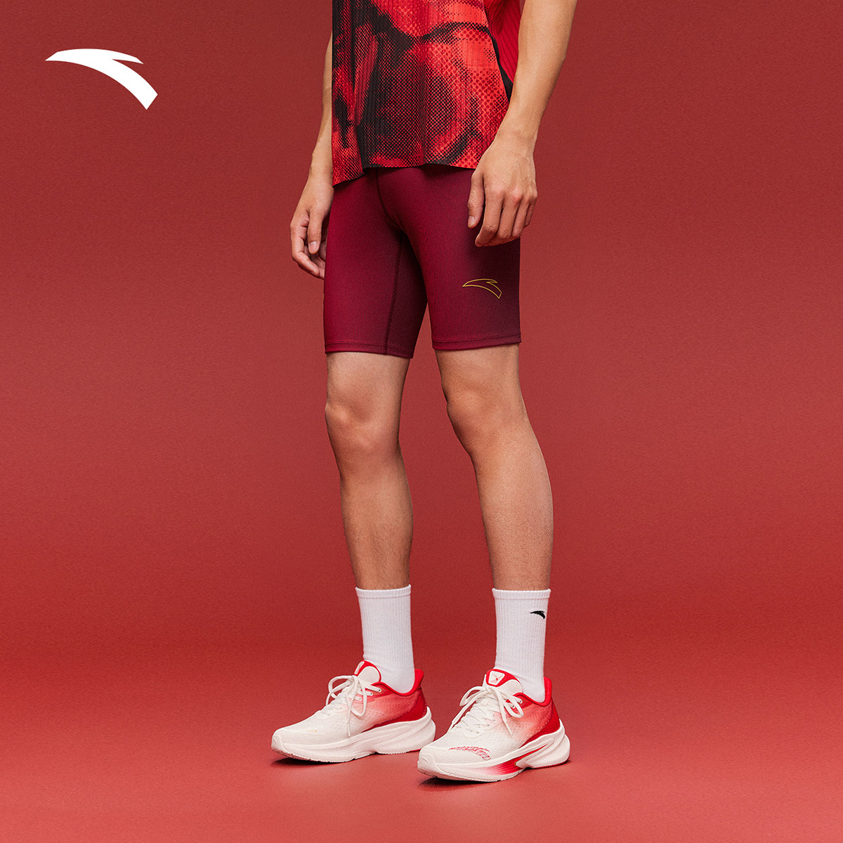 【贝克勒同款】安踏专业竞速跑步男紧身速干短裤压缩裤152615302,运动服/休闲服装,跑步短裤,淘宝优惠券,粉丝福利购,淘宝优惠卷