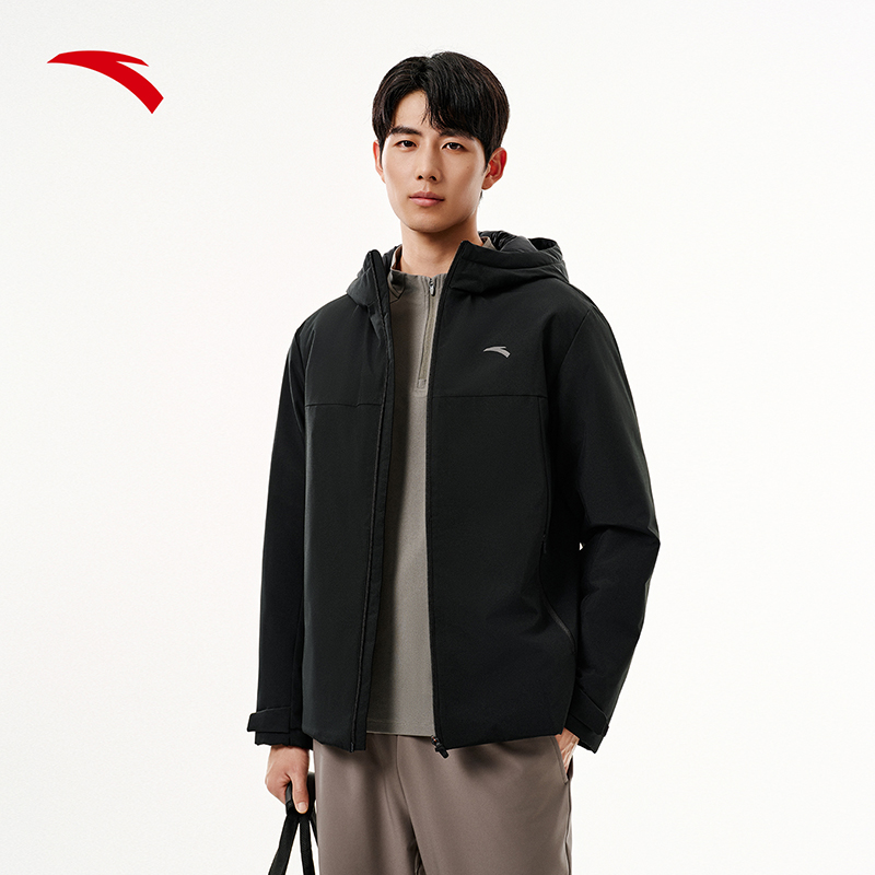 安踏短款羽绒服男冬季新防