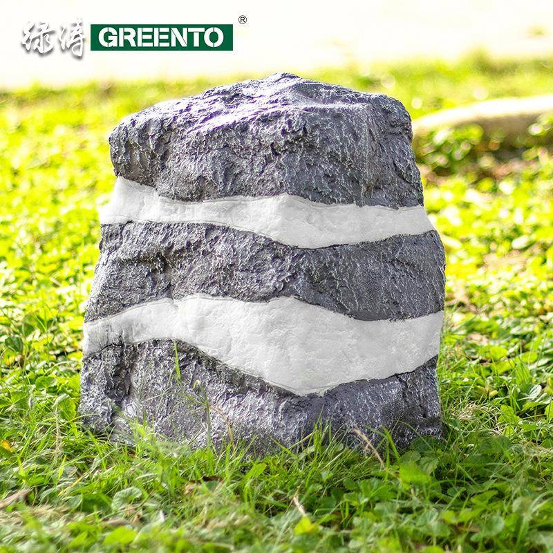 石头造型灯条纹发光灯局部发光灯发光石头灯文旅文创产品