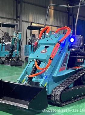 工厂车间室内破拆用养殖场滑移小铲车多用途小型滑移装载机