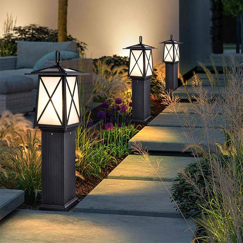 草坪灯户外防水太阳能室外创意别墅庭院造景布置家用院子草地路灯