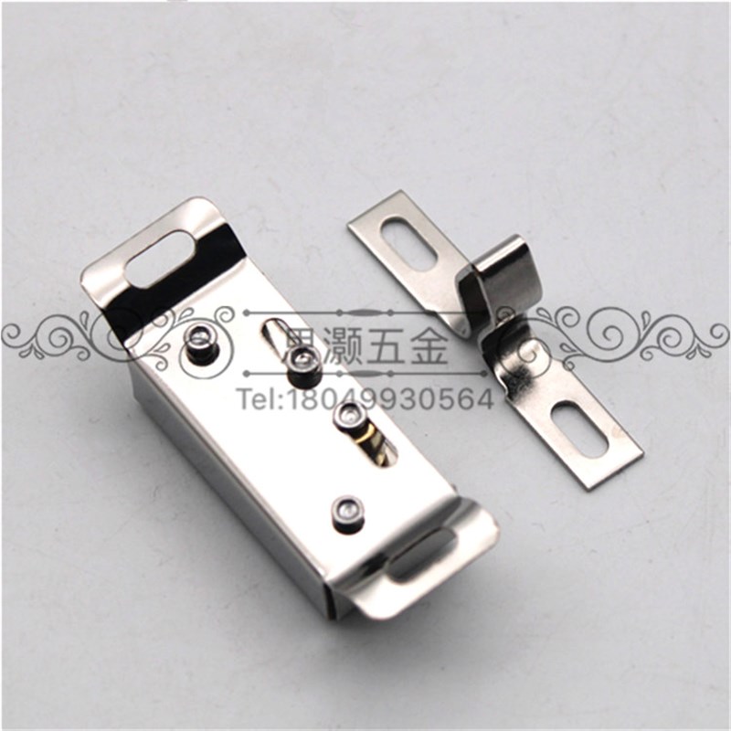 门吸柜吸门碰不锈钢碰珠锁扣柜门配件衣柜大门磁力碰珠卡扣