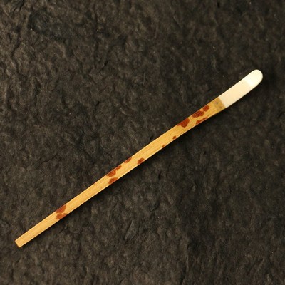 云南湘妃竹老料纯手工精工制作猛犸牙茶拨头茶道茶具零配竹器收藏