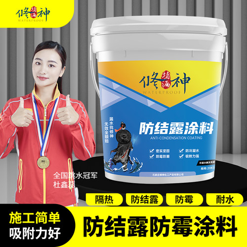 防冷凝水涂料地下室背水面防结露涂料专用防结露防水材料防霉返潮