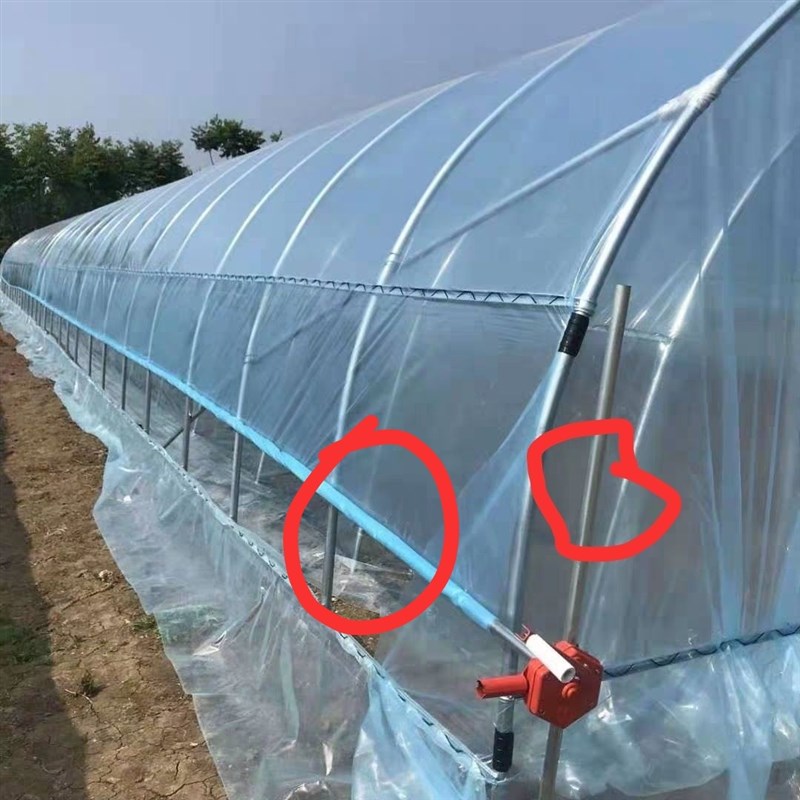 温室大棚骨架钢管镀锌通风卷膜杆免费加工大小头折弯切割圆管