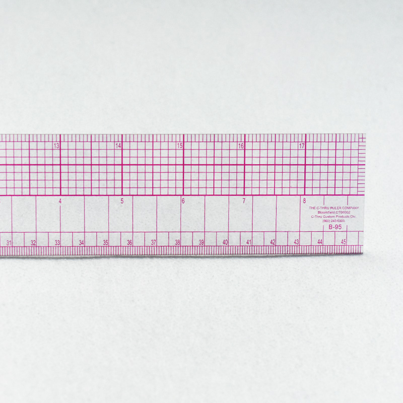 B95/45CM长放码尺打版制版裁缝用的尺子直尺服装量衣尺裁缝工具