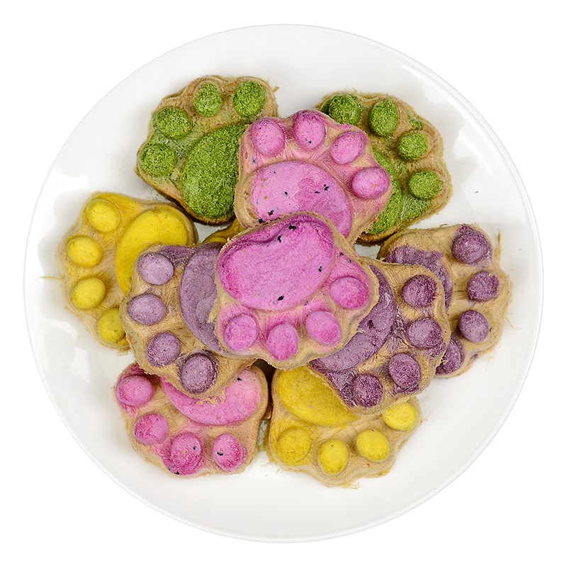 猫咪零食生骨肉冻干猫零食网红猫爪饼成幼猫营养增肥发腮主食猫粮