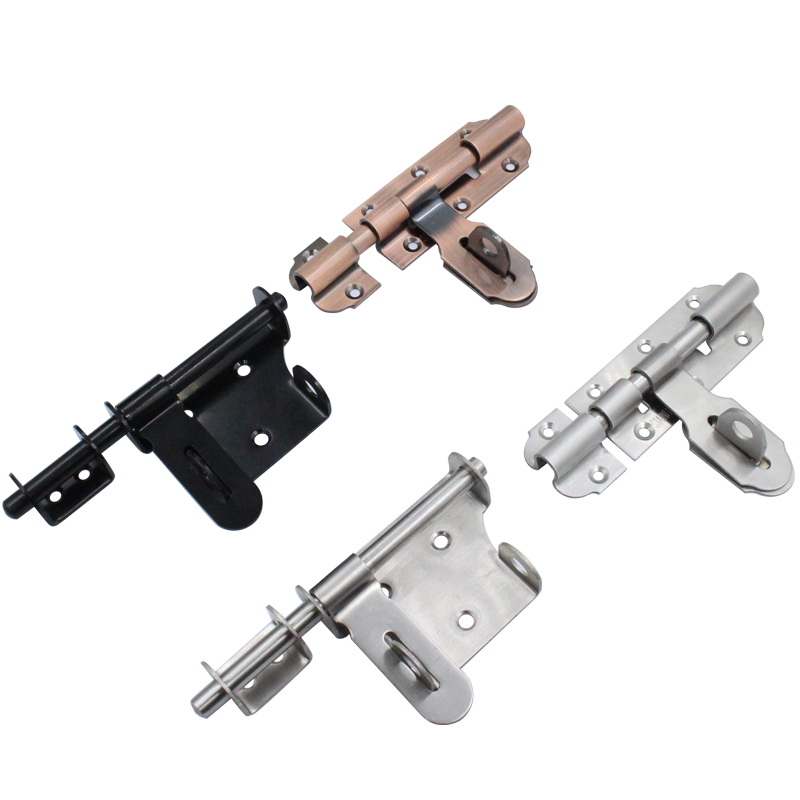 重型加厚不锈钢锁牌中门牛门拴门闩木门防盗明插销可挂锁门销