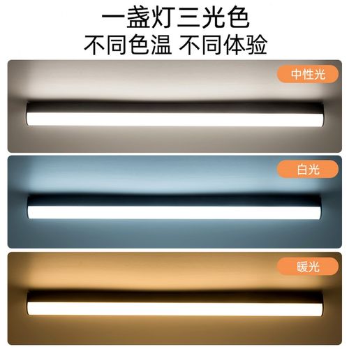 阳光房专用长条灯吸顶灯智能遥控阳台灯防雨防虫耐高温玻璃雨棚灯