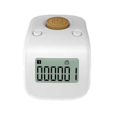 一心计数器夜光可充电手指数数器电子数显记数器手按戒指型点数器