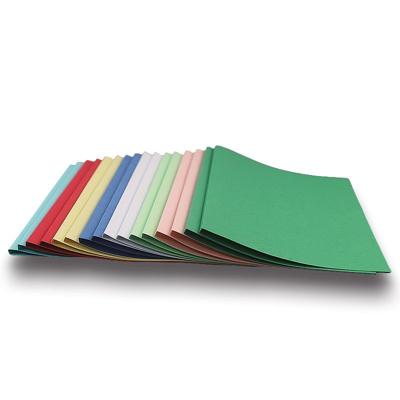 皮纹纸热熔封套电子胶装机热熔封套封皮封面标书文件装订封面