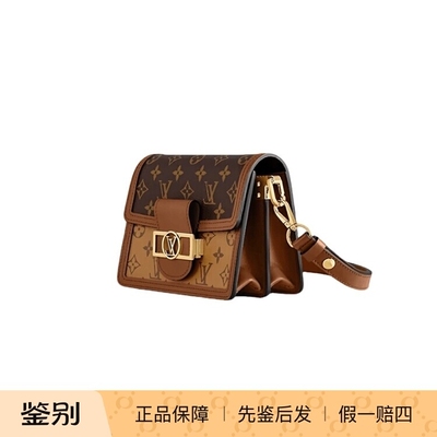 99新 LouisVuitton/路易威登 全原LV达芙妮小号拼色芯片单肩包