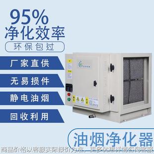 环保油烟净化器饭店厨房餐饮油烟净化器 商用油烟净化器