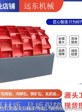 XS2800时产50-100吨洗砂机矿山沙石分离淤泥清理洗沙机重型轮斗