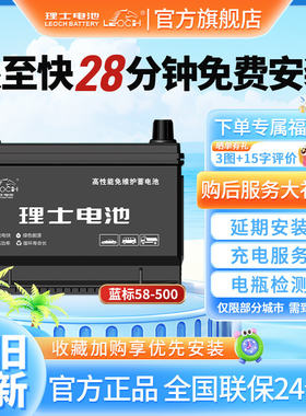 理士58-500免维护蓄电池2年保