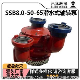 SSB8.0-50-65潜水式输转泵应急救援抽水泵大流量消防输传泵