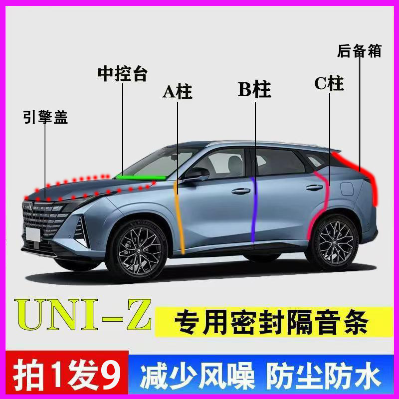 长安UNI-Z专用全车防尘水密封条