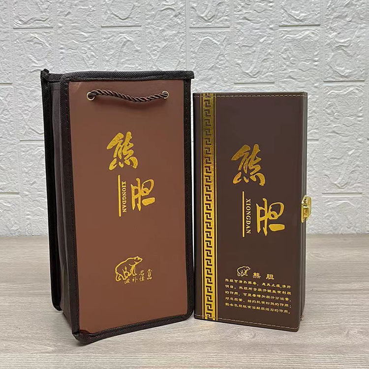 保健品包装盒木盒熊胆粉礼盒名贵药材盒礼品盒空盒子