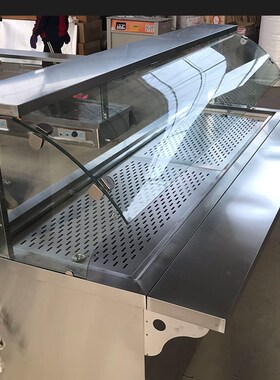 商用智能快餐保温台售饭台小碗菜包子售卖台浏阳蒸菜台