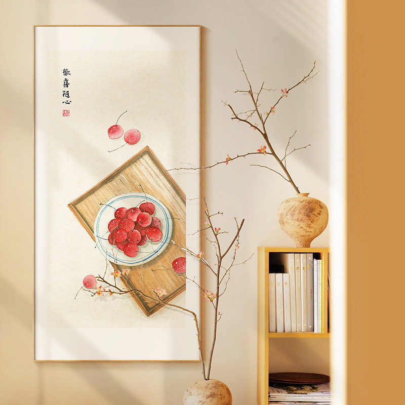 墙蛙新饰画走廊过道壁画茶室治愈沙发背景墙画玄入户挂画
