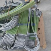 钢卷板压胶涂橡胶插编扁平钢丝绳吊带吊具石材钢丝编缆索具