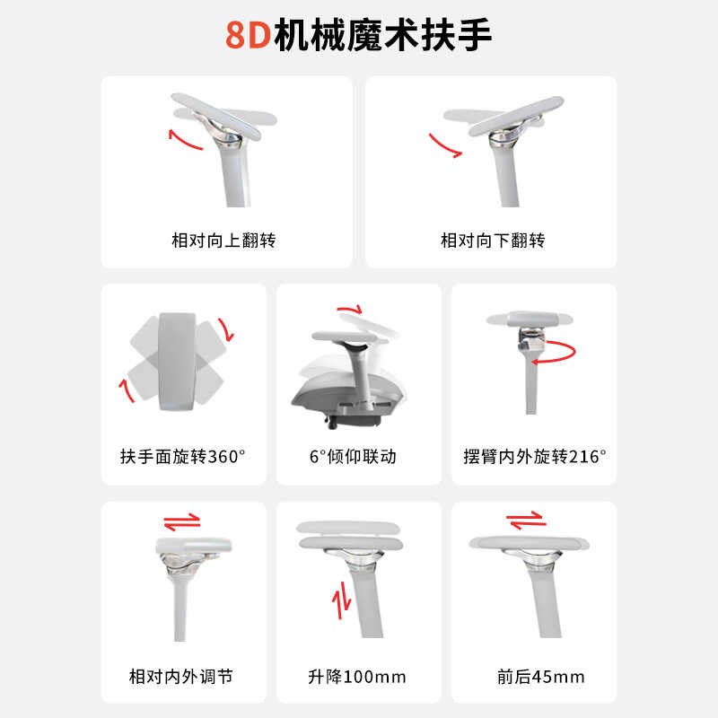 达宝利魔法师体工学椅电脑椅办公椅网布舒适久坐电竞