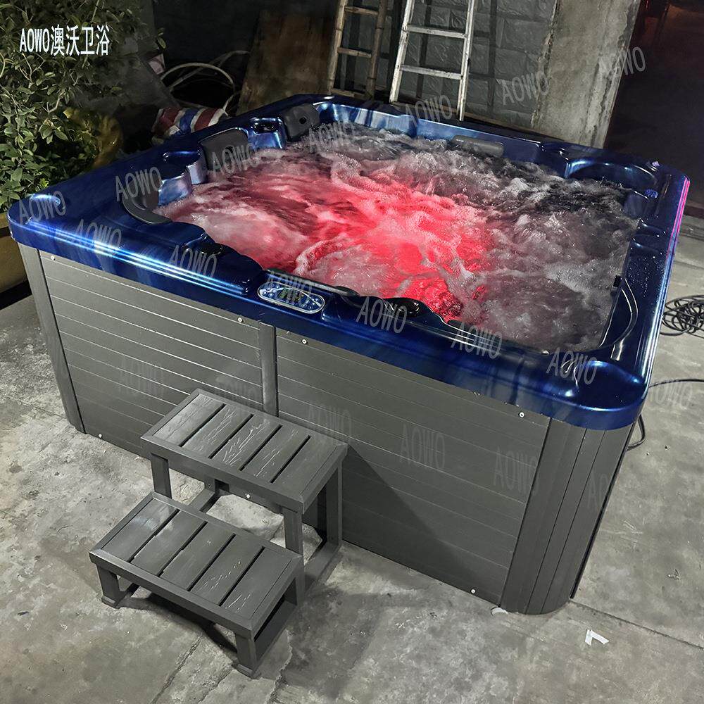 5人亚克力户外按摩冲浪浴缸水疗spa浴缸别墅游游花园jacuzzi浴缸
