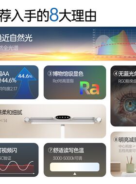 护童台灯学习儿童书桌床灯宿舍阅读写作业护眼灯
