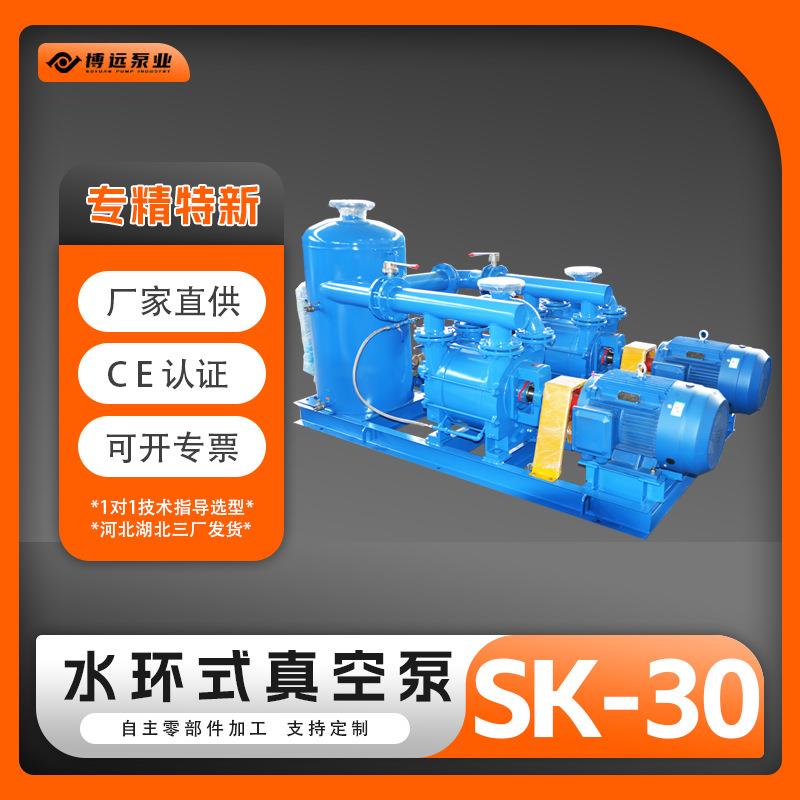 厂家供应SK30水环真空泵抽除水蒸气制药食品工业抽真空气体输送泵
