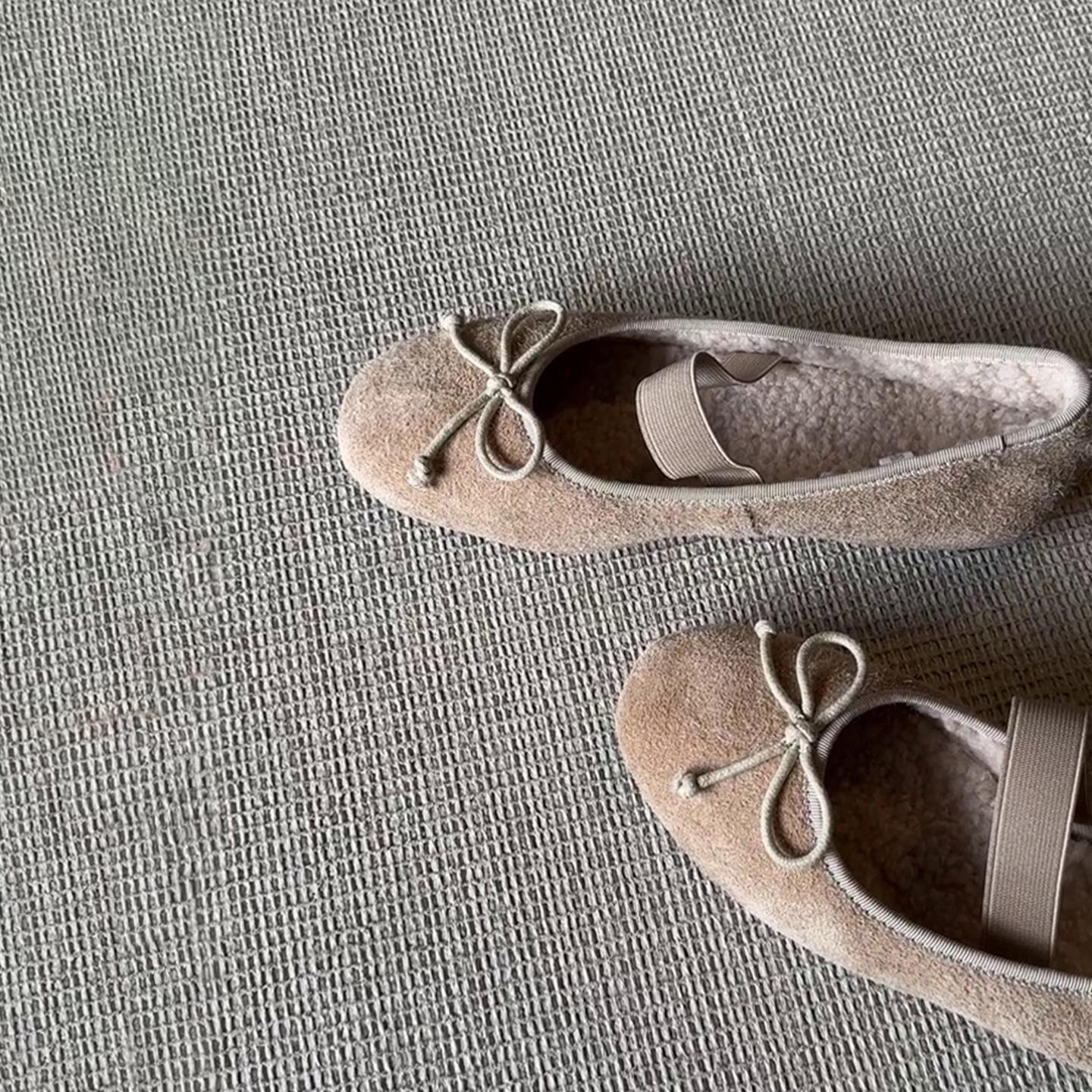 羊皮版~法式复古蝴蝶结圆