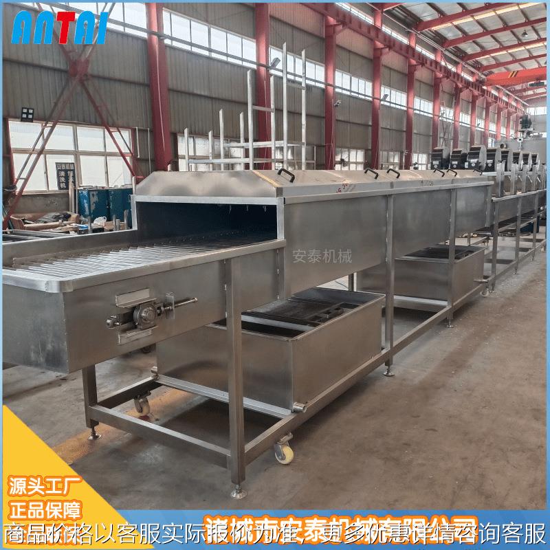 全自动嫩芽蔬菜清洗设备 4000型网带式气泡清洗机 蔬菜筐清洗机