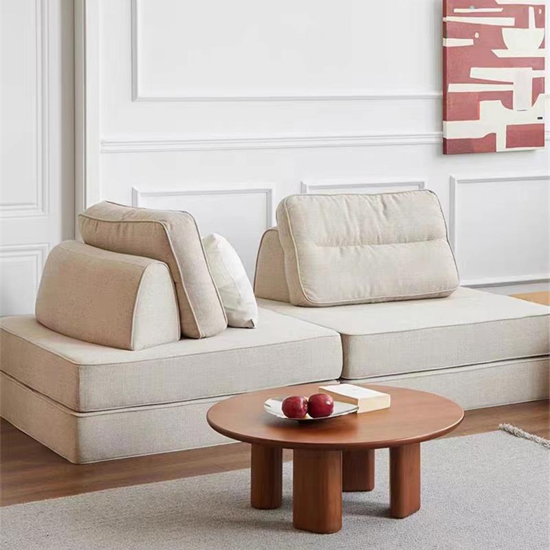 九层饼块观赏沙发豆腐块模块组合双面斯堪的纳维亚小公寓皮革艺术