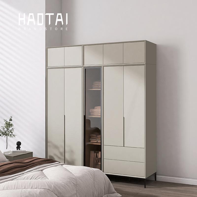 烤漆衣柜家用卧室成品组合整体柜子现代ENF级欧松板收纳大衣橱柜