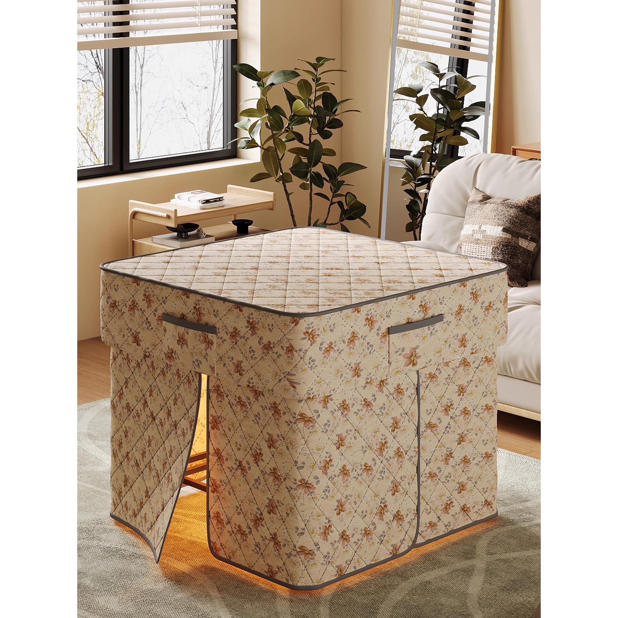 烤火桌子家用新款四方桌多功能冬季取暖写作业学习桌餐桌茶几桌子