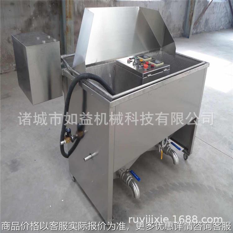 型号齐全大豆拉丝蛋白油炸锅 连续式素肉油炸流水线 油炸机