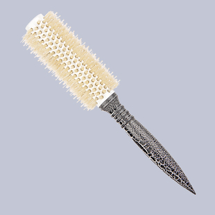 发廊美发造型毛滚梳内扣吹直卷刘海梨猪鬃毛滚梳防静电